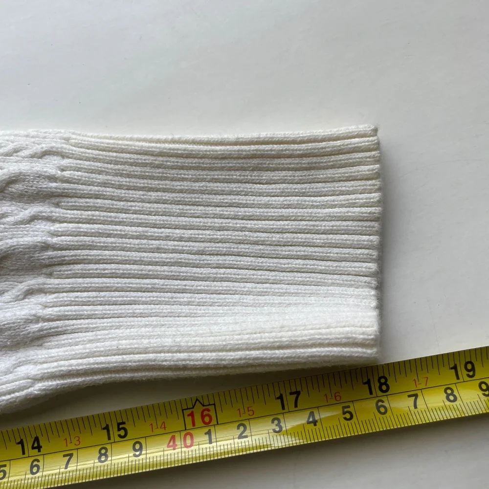 VTG Y2K Old Navy Womens Cable Knit Cotton Sweater Large Preppy Academia Timeless